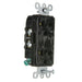 Leviton Decora Plus Duplex Receptacle Outlet Euro-American Standard 10/16A-250V Black (5835-E)