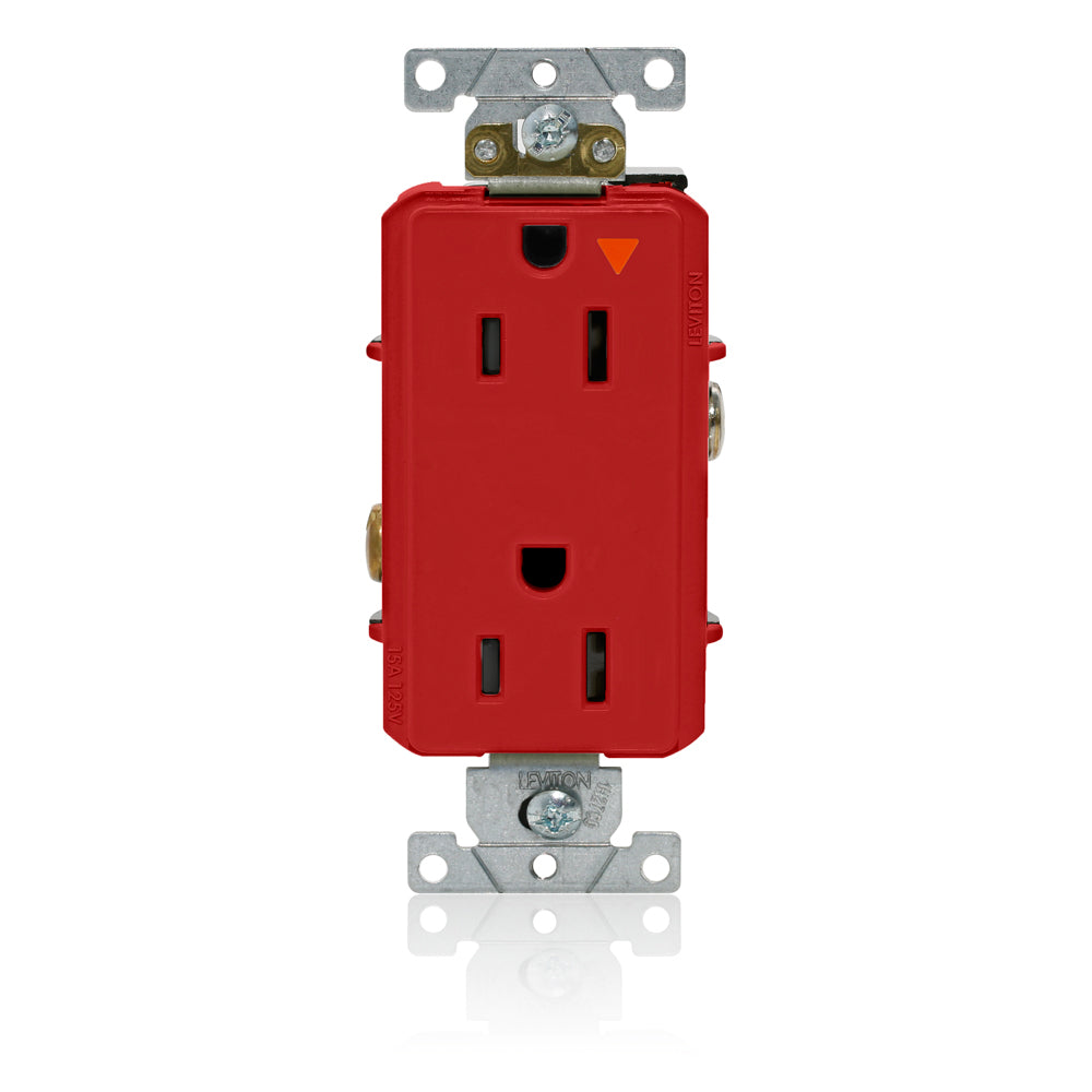 Leviton 16262-RIG Decora Plus Isolated Ground Duplex Receptacle Outlet ...