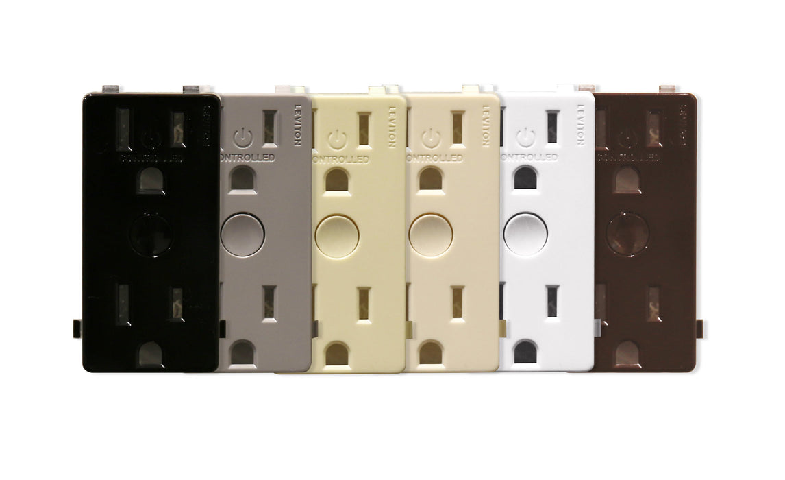 Leviton Decora Smart Receptacle Color Change Brown (DSRKT-1PB)