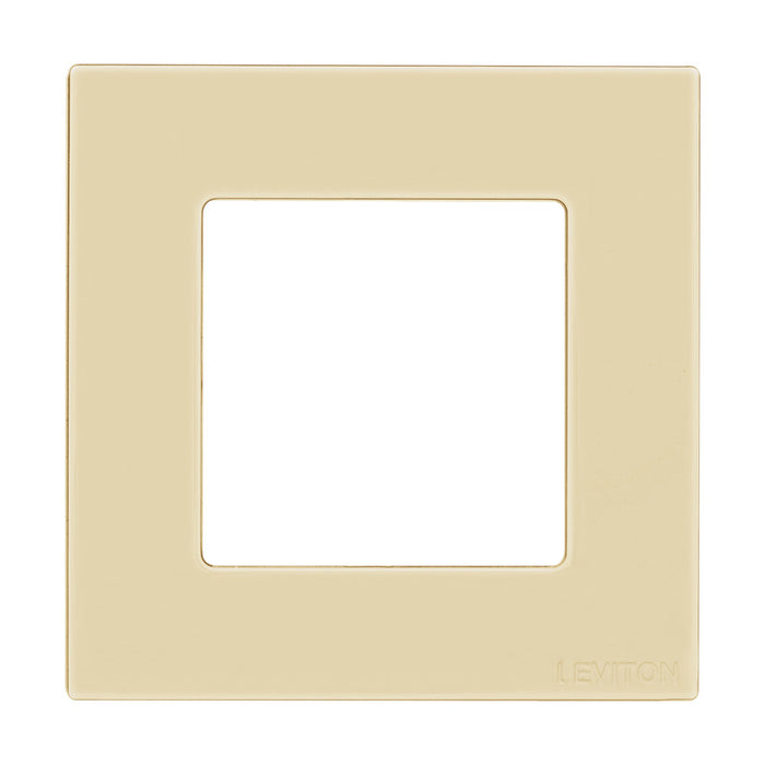 Leviton Decorative Low Voltage 1-Gang Wall Plate Ivory (WPDB0-10I)