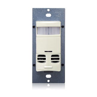Leviton Dual Relay Multi-Technology Wall Box Occupancy Sensor With No Neutral Wire 120/208/220/230/240/277V 50/60Hz CEC Title 20/24 Compliant (OSSMD-GDT)
