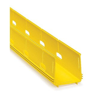 Leviton 4x4 Slotted Duct Without Cover Yellow (S4DCT-DSL)