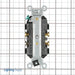 Leviton Duplex Receptacle Outlet Commercial Spec Grade Dual Voltage Indented Face 15 Amp 125/250V Side Wire NEMA (5031)
