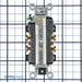 Leviton Duplex Receptacle Outlet Commercial Spec Grade Dual Voltage Indented Face 15 Amp 125/250V Side Wire NEMA (5031-W)