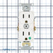Leviton Duplex Receptacle Outlet Heavy-Duty Hospital Grade Smooth Face 15 Amp 125V Back Or Side Wire NEMA 5-15R 2-Pole 3-Wire White (8200-HW)