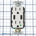 Leviton Duplex Receptacle Outlet Heavy-Duty Hospital Grade Tamper-Resistant With USB Two Type A USB Ports (3.6 Amp) 15A 125V Back Or Side Wire White (T5632-HGW)