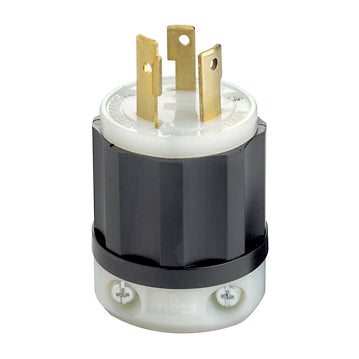 Leviton Ebony Plug Lock 2-Pole 3-Wire L7-30P 30A 277VAC (2631)