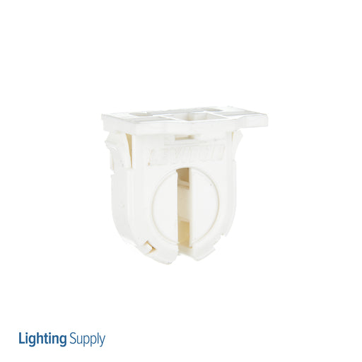 Leviton Fluorescent Lamp Holder Dedicated T8 16MM Lamp Center Small Bi-Pin Shunted Turn Type With Lamp Lock 660W-600V UL And CSA (23662-SNP)