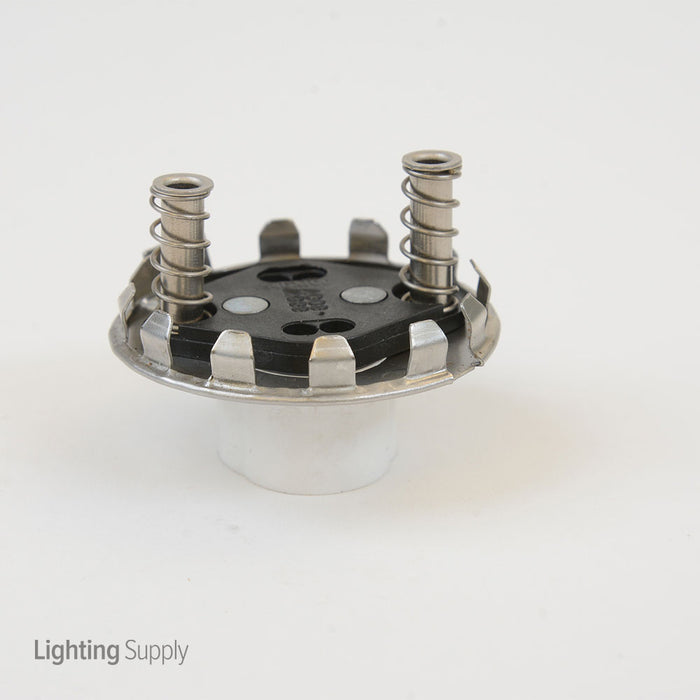 Leviton Fluorescent Medium Bi-Pin Base Socket Snap-In Spring End (13518)
