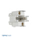 Leviton G24d-1 Base 10W 13W 2-Pin 10mm Compact Fluorescent Lamp Holder Vertical Bottom Snap-In Black Color Code Quick-Connect 18 AWG (26725-201)