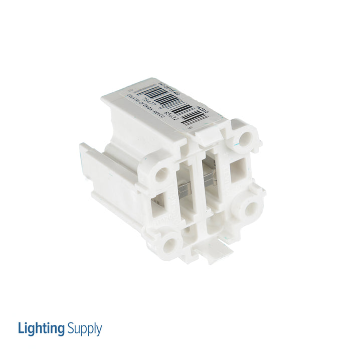 Leviton G24q-2 GX24q-2 Base 18W 4-Pin 10mm Compact Fluorescent Lamp Holder Vertical Bottom Snap-In Green Color Code Quick-Connect (26725-402)