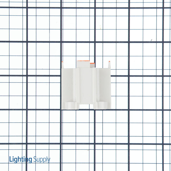 Leviton G24q-3 GX24q-3 Base 26W/32W 4-Pin 10mm Compact Fluorescent Lamp Holder Vertical Bottom Screw-Down Orange Color Code Quick-Connect (26725-413)