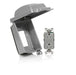 Leviton Gray While-In-Use Vertical Weather-Resistant Tamper-Resistant Kit Cover/Self-Test (IUM1V-KRG)