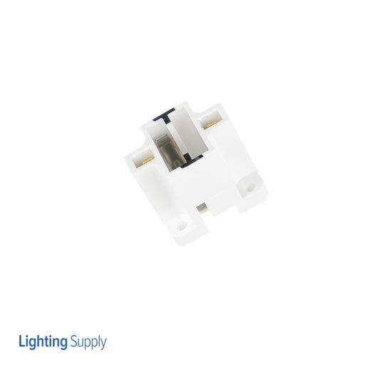 Leviton GX23 GX23-2 Base 2-Pin Compact Fluorescent Lamp Holder Vertical Bottom Screw-Down Black Color Code Quick-Connect 18 AWG (26720-400)