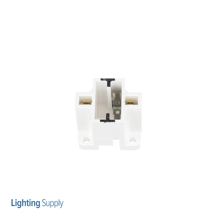 Leviton GX23 GX23-2 Base 2-Pin Compact Fluorescent Lamp Holder Vertical Bottom Screw-Down Black Color Code Quick-Connect 18 AWG (26720-400)