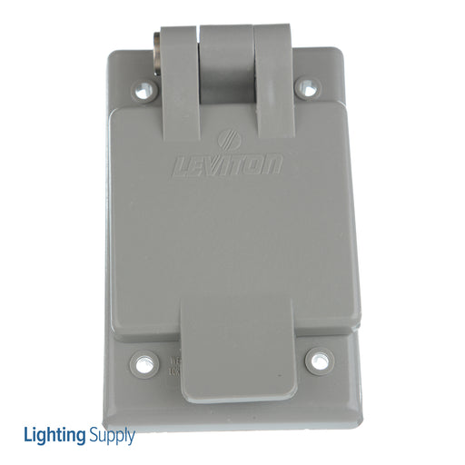 Leviton 15 Amp 125V NEMA 5-15P 2P 3W Power Inlet Receptacle Straight Blade Industrial Grade Grounding Slots For Forked Terminals (5278-FWP)