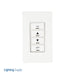 Leviton IRC Low Voltage Dimming Switch 4-Button Compatible With 4-Button Color Change Kits (RDGSW-4Ex) White (RLVSW-4LW)