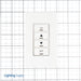 Leviton IRC Low Voltage Dimming Switch 4-Button Compatible With 4-Button Color Change Kits (RDGSW-4Ex) White (RLVSW-4LW)