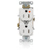 Leviton Isolated Ground Duplex Receptacle Outlet Heavy-Duty Industrial Spec Grade Tamper-Resistant 15 Amp 125V Back Or Side Wire White (T5262-IGW)