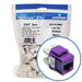 Leviton Extreme CAT5e QuickPort Connector Quickpack 25-Pack Purple (5G110-BP5)