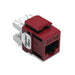 Leviton Extreme CAT5e QuickPort Connector Red (5G110-RR5)