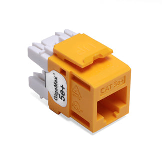 Leviton Extreme CAT5e QuickPort Connector Yellow (5G110-RY5)