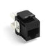 Leviton Extreme CAT6 QuickPort Connector Black (61110-RE6)