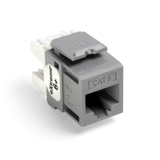 Leviton Extreme CAT6 QuickPort Connector Gray (61110-RG6)