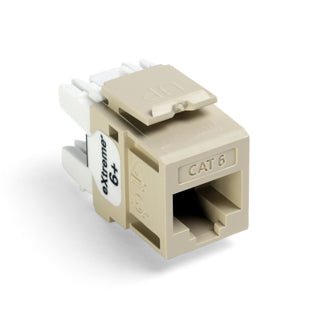 Leviton Extreme CAT6 QuickPort Connector Ivory (61110-RI6)