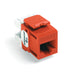 Leviton Extreme CAT6 QuickPort Connector Orange (61110-RO6)