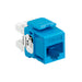 Leviton Extreme CAT6a QuickPort Connector Channel-Rated Blue (6110G-RL6)