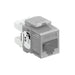 Leviton Extreme CAT6a QuickPort Connector Channel-Rated Gray (6110G-RG6)