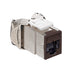 Leviton Atlas-X1 CAT6a Shielded QuickPort Connector With Shutters Component-Rated Brown (6ASJK-SB6)