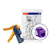 Leviton 150 Extreme CAT6 QuickPort Connectors Purple Kitted With Jack Rapid Tool (61110-JP6)