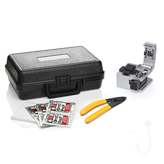 Leviton FastCAM Connector Opt-X Tool Kit Consisting Of Opt-X Fiber Cleaver/900/250 um Buffer Removal Tool/Lint-Free Wipes And Cleaning Wipes (49800-MSK)