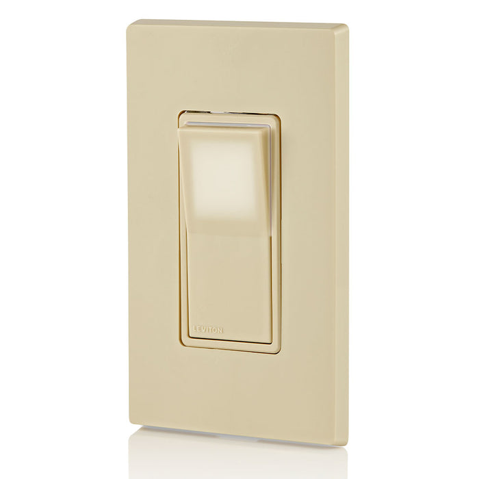 Leviton LED Decora Illuminated Switch 3W 15A Ivory (L5613-2I)