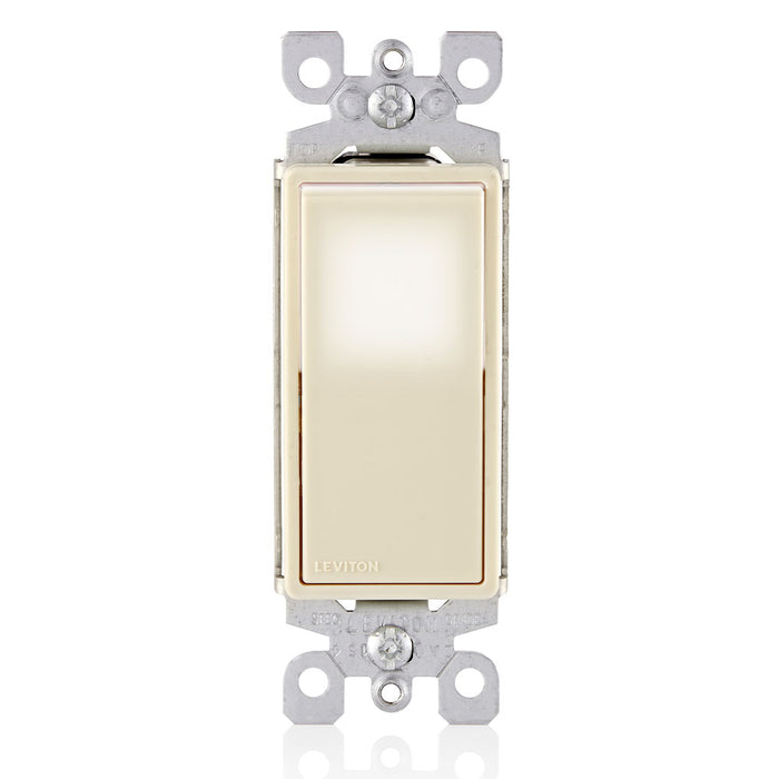 Leviton LED Decora Illuminated Switch 3W 15A Light Almond (L5613-2T)