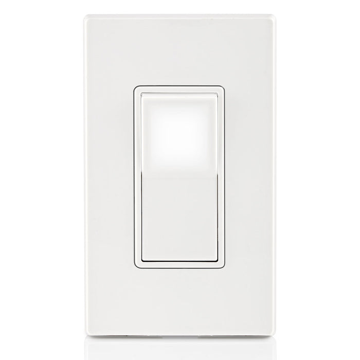 Leviton LED Decora Illuminated Switch 4W 15A White (L5614-2W)