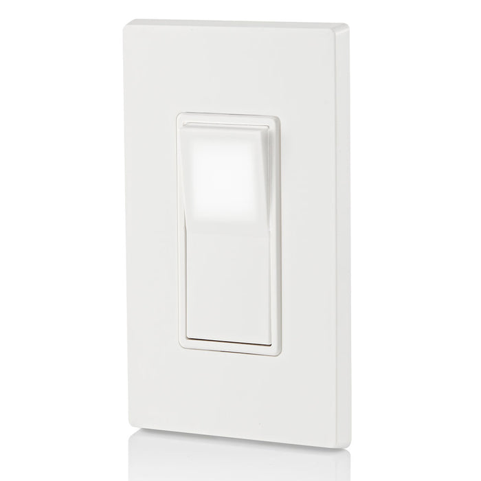 Leviton LED Decora Illuminated Switch 4W 15A White (L5614-2W)