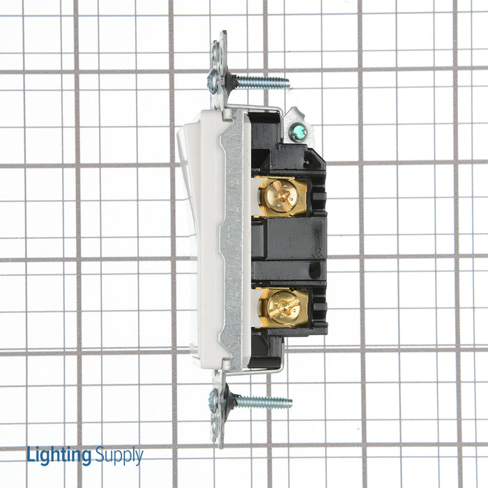 Leviton LED Decora Illuminated Switch Single-Pole 15A White (L5611-2W)