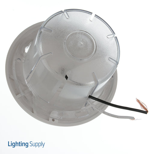Leviton LED Ceiling Keyless Lamp Holder With GU24 LED Lamp And Guard 10W-120VAC 60Hz Energy Star Qualified White 3000K (9850-LED)