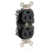 Leviton Lev-Lok Duplex Receptacle Outlet Extra Heavy-Duty Hospital Grade Smooth Face 15 Amp 125V Modular NEMA 5-15R 2-Pole 3-Wire Black (M8200-E)