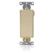 Leviton Lev-Lok Decora Plus 3-Way Rocker Switch Heavy-Duty Industrial Spec Grade 15 Amp 120/277VAC Modular Self-Grounding Ivory (M5693-I)