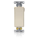 Leviton Lev-Lok Decora Plus Single-Pole Rocker Switch Heavy-Duty Industrial Spec Grade 15 Amp 120/277VAC Modular Light Almond (M5691-T)