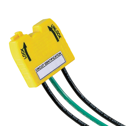 Leviton 20 Amp 347VAC Maximum Wiring Module For Lev-Lok Single-Pole Toggle Switches 3 Wire Black 6 Inch Stranded Wire Leads Yellow (MSPSW-ST)