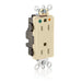 Leviton Lev-Lok Decora Plus Isolated Ground Duplex Receptacle Outlet Heavy-Duty Hospital Grade Smooth Face 15 Amp 125V Modular Ivory (MD820-IGI)