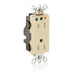 Leviton Lev-Lok Decora Plus Isolated Ground Duplex Receptacle Outlet Heavy-Duty Hospital Grade Tamper-Resistant Smooth Face 15A 125V Ivory (MDT82-IGI)