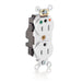 Leviton Lev-Lok Isolated Ground Duplex Receptacle Outlet Heavy-Duty Hospital Grade Tamper-Resistant Smooth Face 15 Amp 125V White (MT820-IGW)
