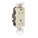 Leviton Lev-Lok Decora Plus Isolated Ground Duplex Receptacle Outlet Heavy-Duty Industrial Spec Grade Smooth Face 15 Amp 125V Modular Light Almond (M1626-IGT)