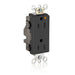 Leviton Lev-Lok Decora Plus Isolated Ground Duplex Receptacle Outlet Heavy-Duty Industrial Spec Grade Tamper-Resistant 15A/125V Modular Black (MT162-IGE)